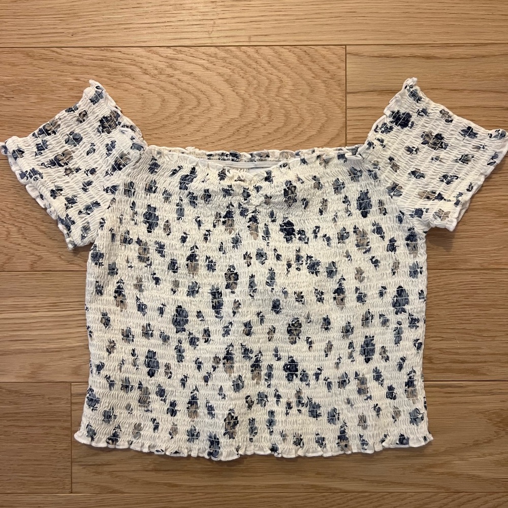Urban Outfitters - off the shoulder short sleeve top